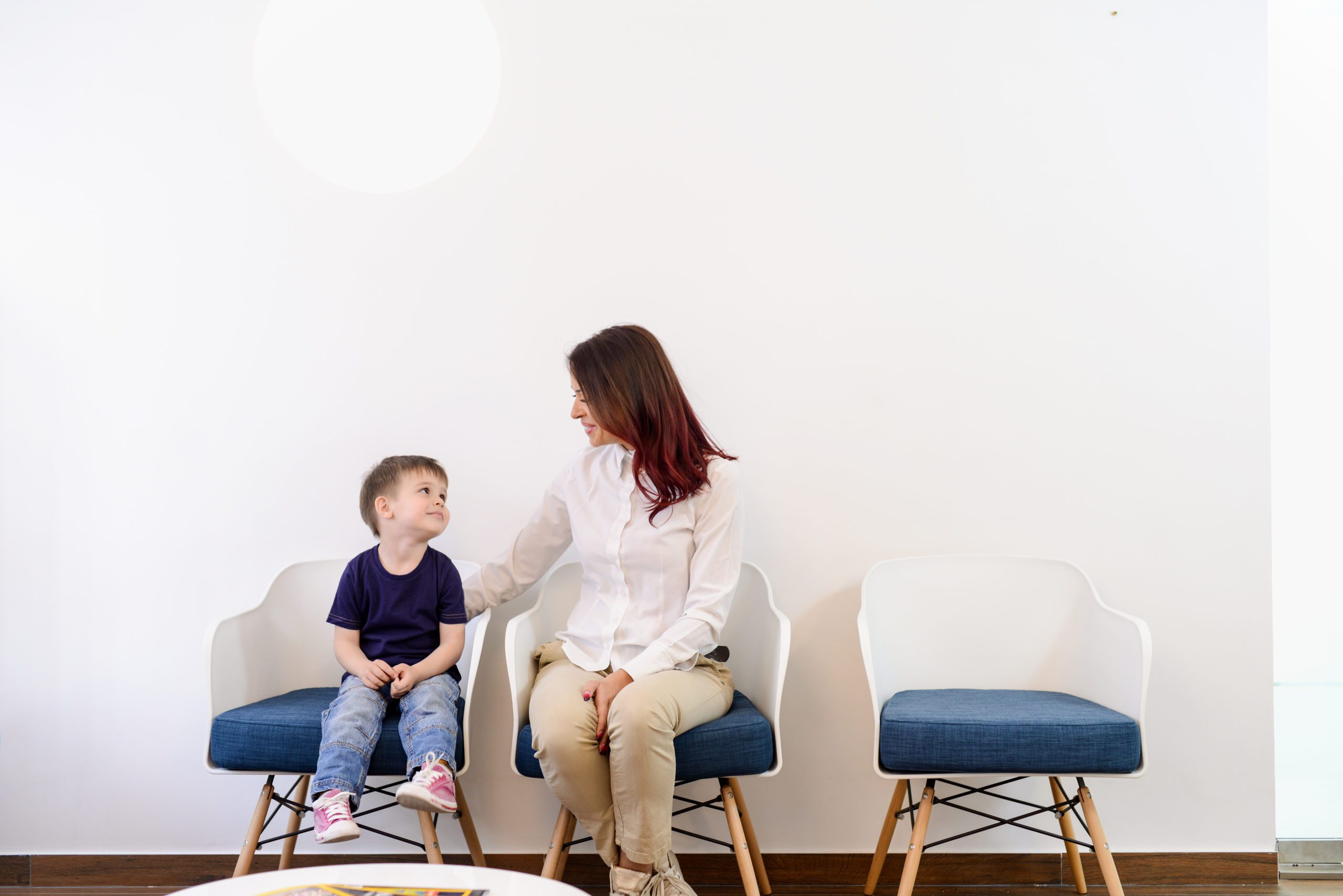 Family in waiting room